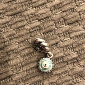 Turquoise evil eye Pandora charm